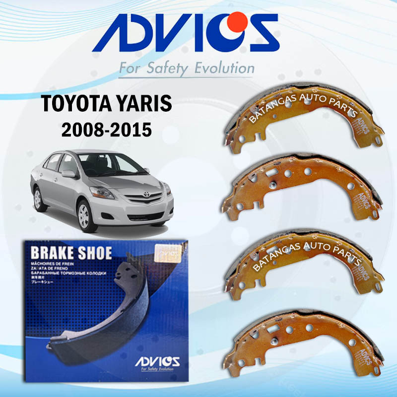 ADVICS BRAKE SHOE TOYOTA YARIS 20082015 PN0449547010 1SET 4PCS MADE