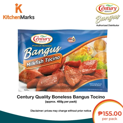 Century Quality Boneless Bangus Tocino 450G