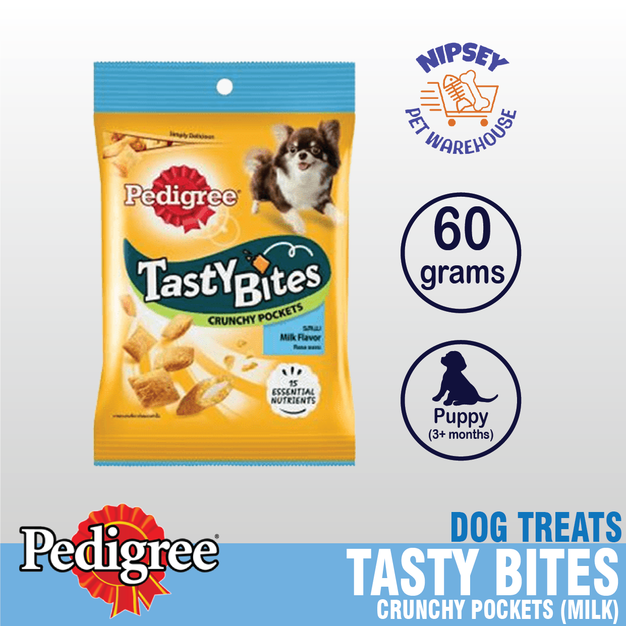 pedigree tasty bites crunchy pockets