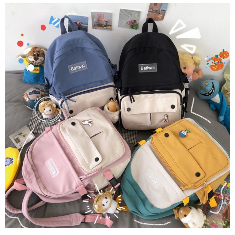 KIKI Ph Casual backpack Japanese style travel backpack student female
