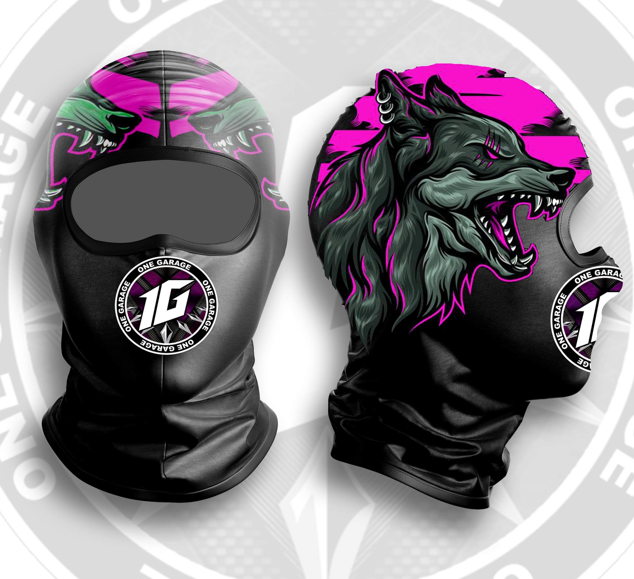 riders balaclava 1 GARAGE B04 full sublimation high quality fabrics