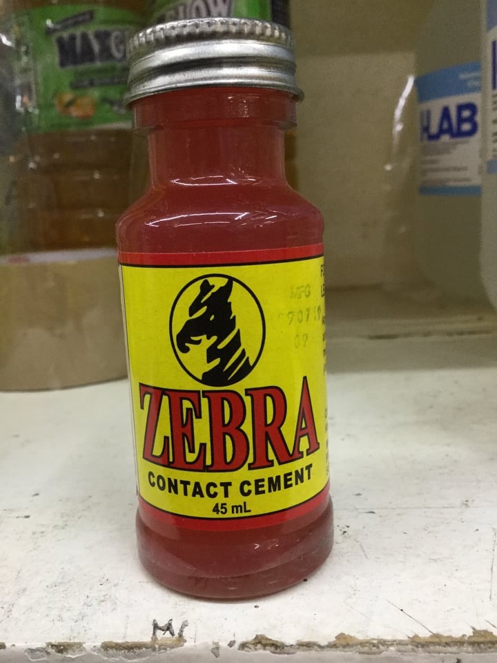 Zebra Contact Cement (Rugby) 45ml Lazada PH