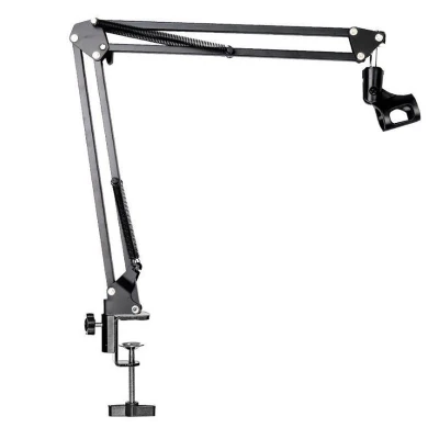 Microphone Arm,Mic Stand for Blue Snowball Suspension Boom Scissor Arm Stand,Mic Clip for Streaming,Recording,Games,Etc