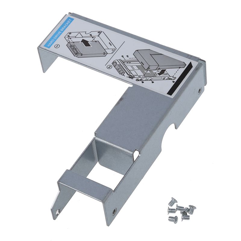Caddy Baie 3.5" Avec Adaptateur 2.5" Pour Serveur Dell R730 R530 T330 – Compatible 9W8C4 Y004G - 3