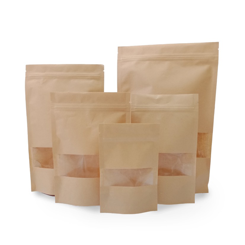 Kraft paper ziplock new arrivals