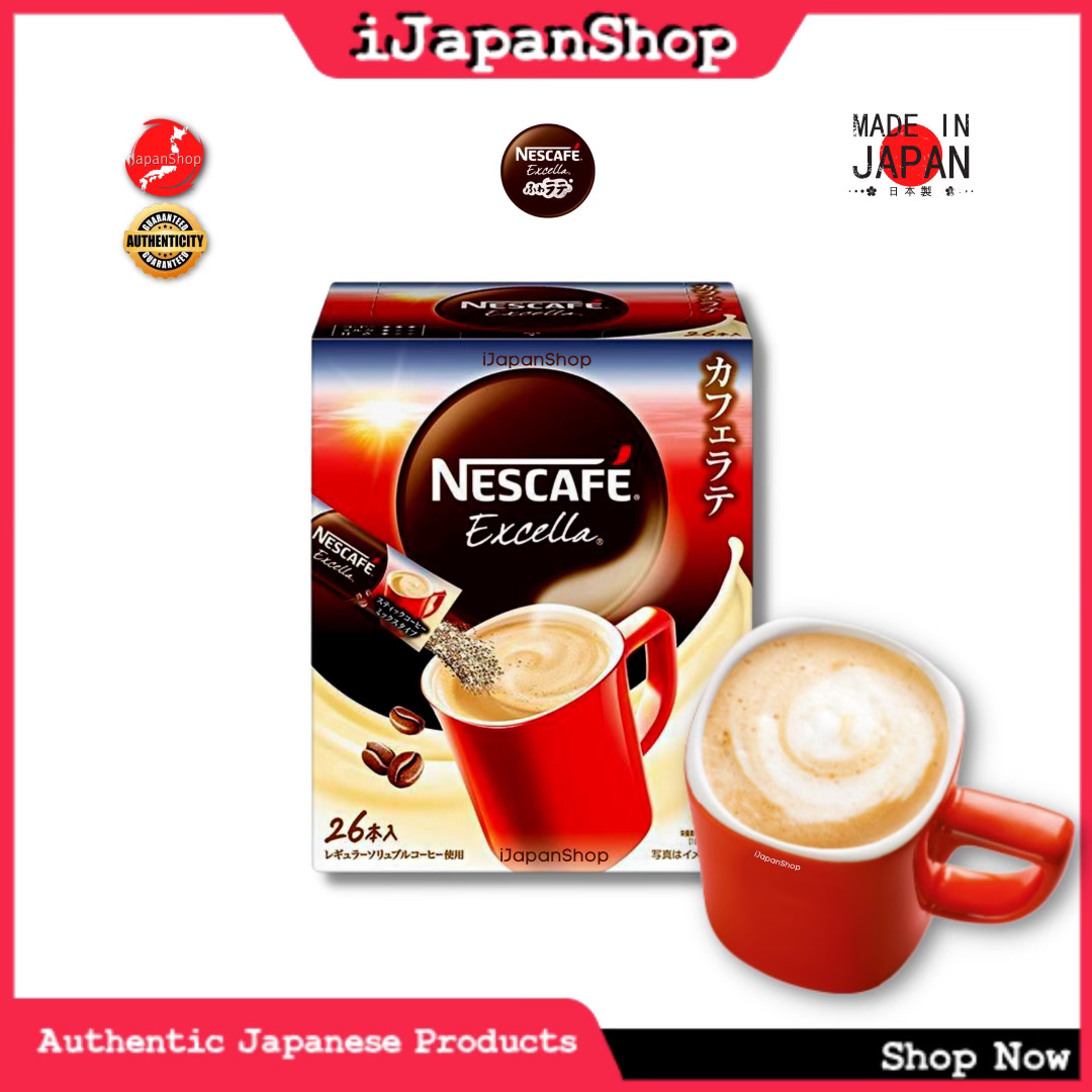 Nescafe Japan Excella Instant Coffee Latte Series 26 Sticks per stick 7