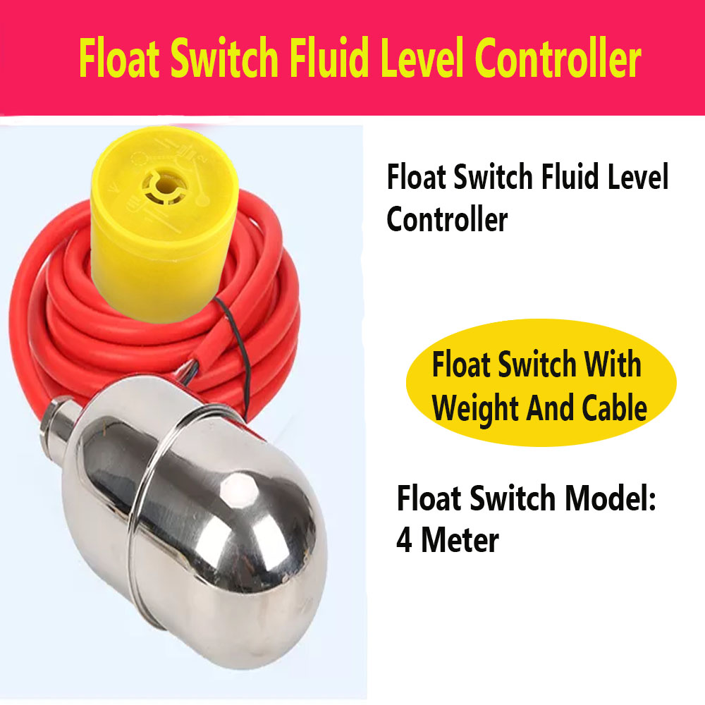 4M stainless steel float level switch for heater tank high temperature