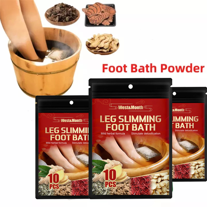 Original 10Pcs/Pack Wormwood Ginger Foot Bath PackLymph Ginger Foot ...