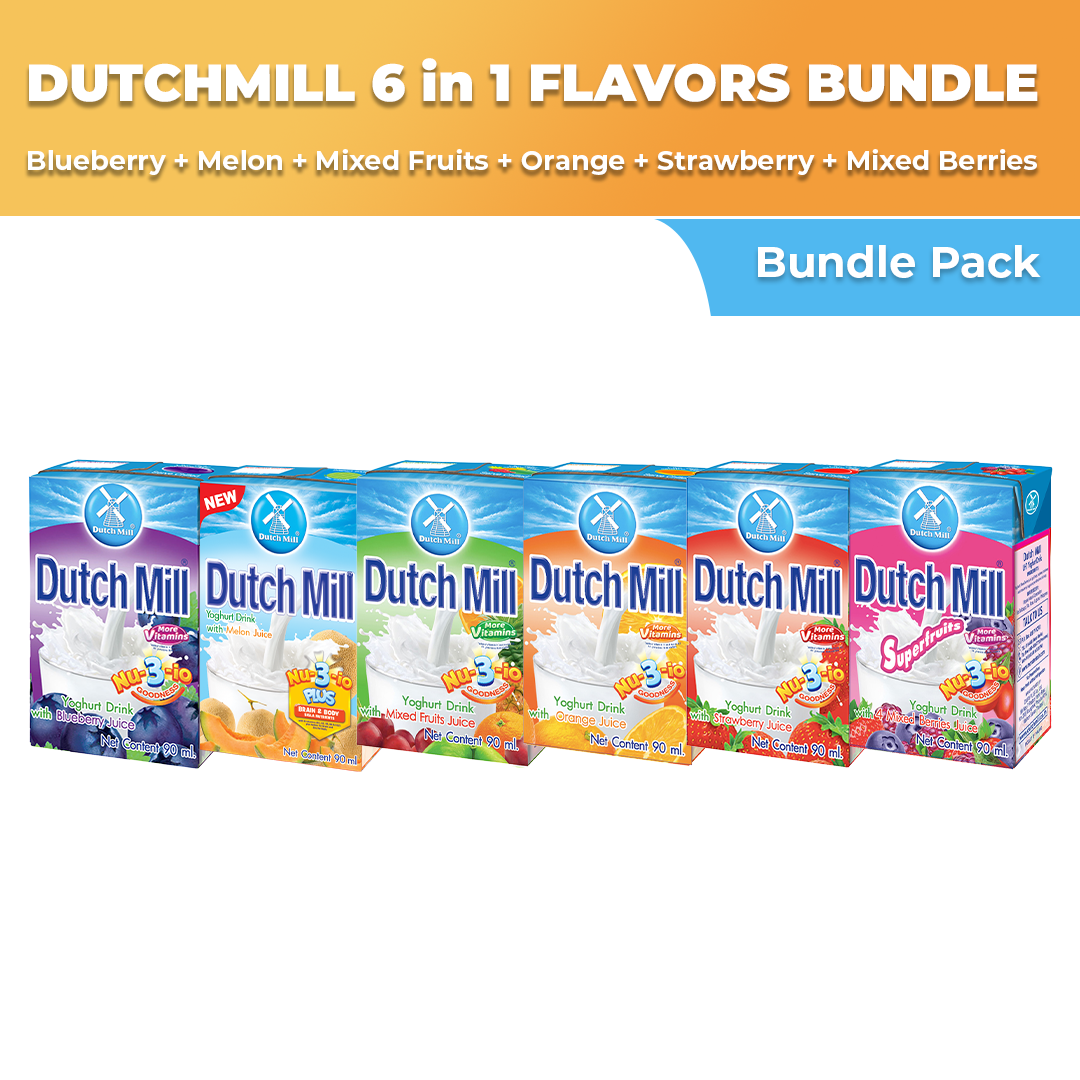 Dutch Mill Yoghurt Drink 90ml 6in1 Flavors Bundle Lazada PH