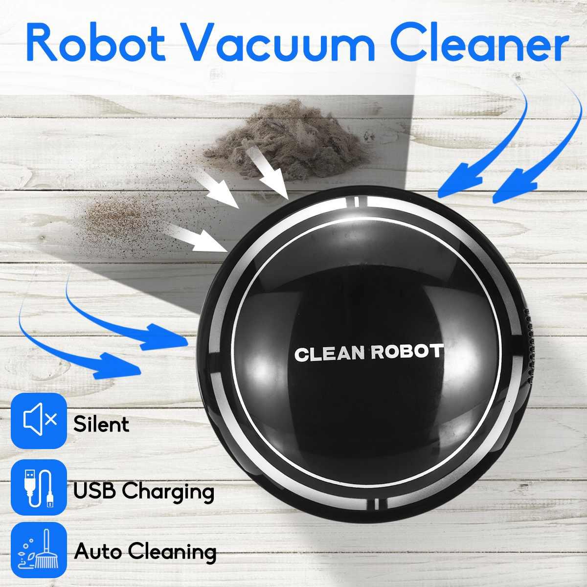 Pinph Cleaning Robot 2 In 1 Rechargeable Floor Sweeping Robot Dust