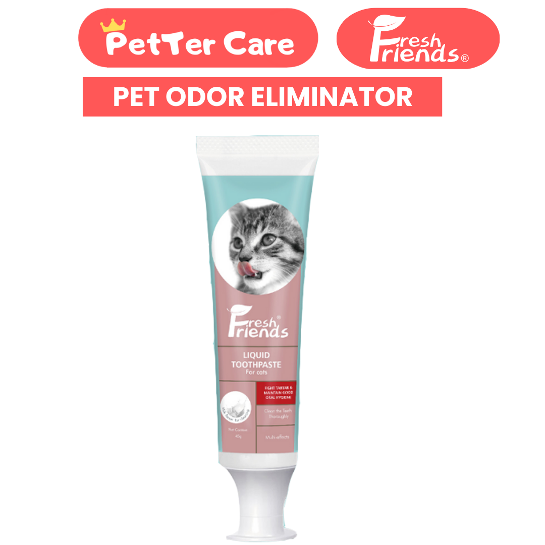 Fresh Friends Cat Toothpaste 45g Milk Flavor for Fresh Breath Lazada PH
