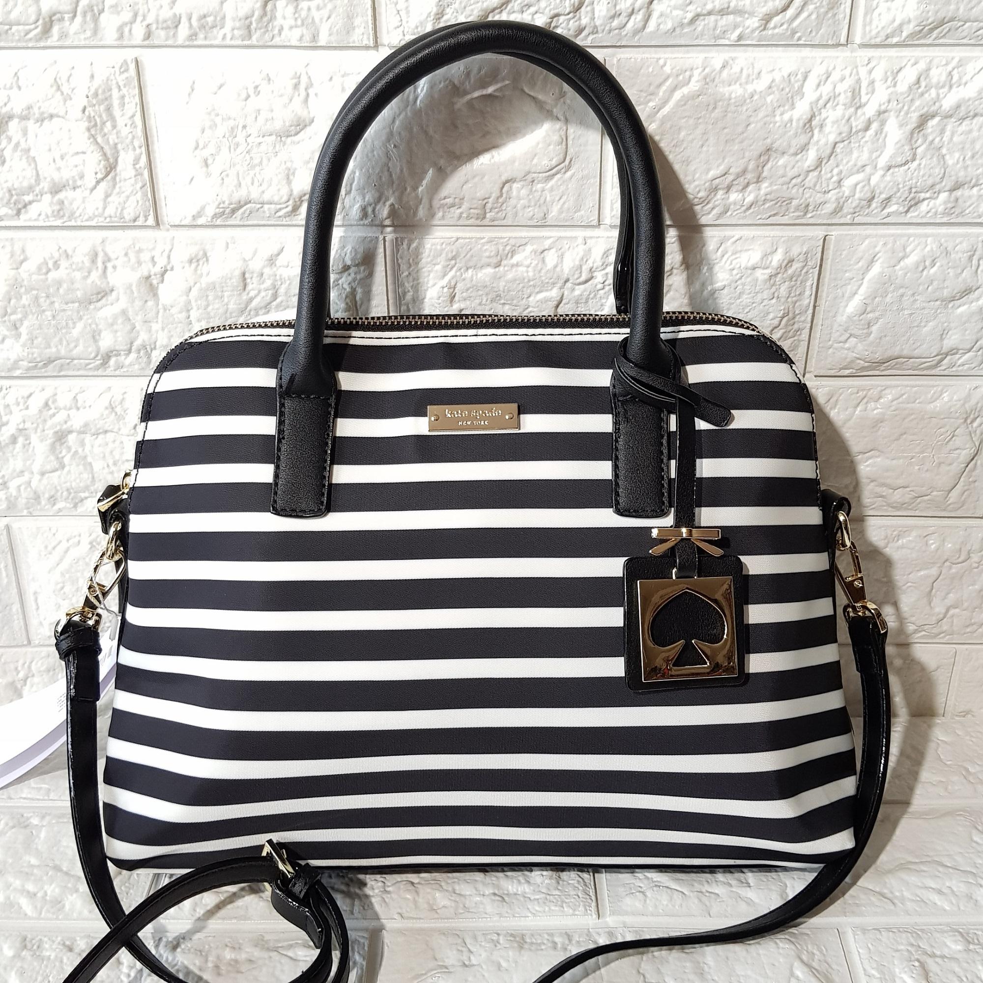 kate spade sling bag stripes