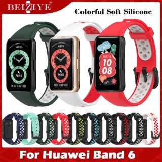 Đối với Huawei Band 6 Dây đeo thể thao thoáng khí Thay thế Dây đeo thông thumbnail