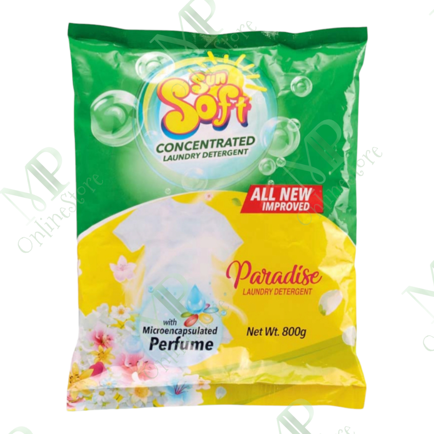 Sunsoft Laundry Detergent Powder Dishwashing Liquid, Fabric