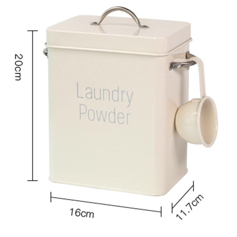 Beautiful Powder Laundry Powder Boxes Storage with Scoop