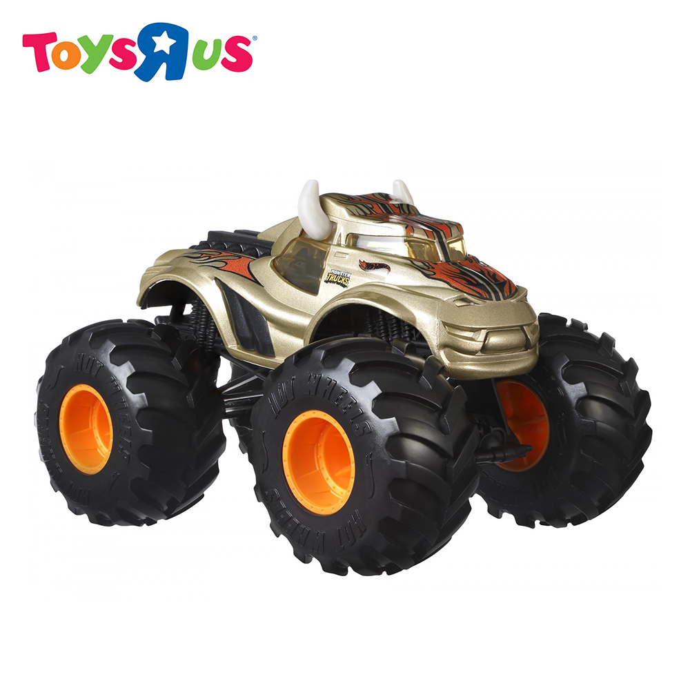 hot wheels monster truck with horns