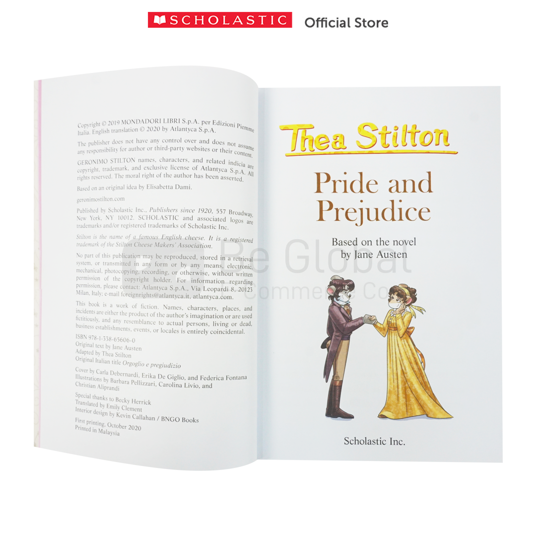 Pride and Prejudice by Thea Stilton 2022 Paperback NEW