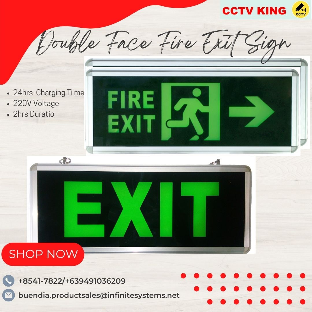 Exit Sign Fire Exit Signs Led Fire Exit Signages Lazada Ph