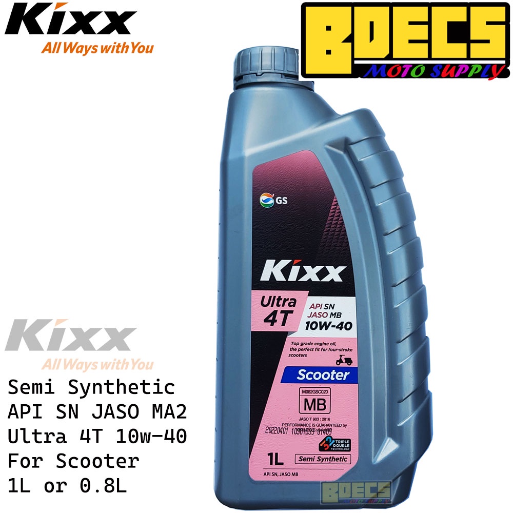 Kixx Engine Oil Scooter Semi Synthetic 10W40 High Performance