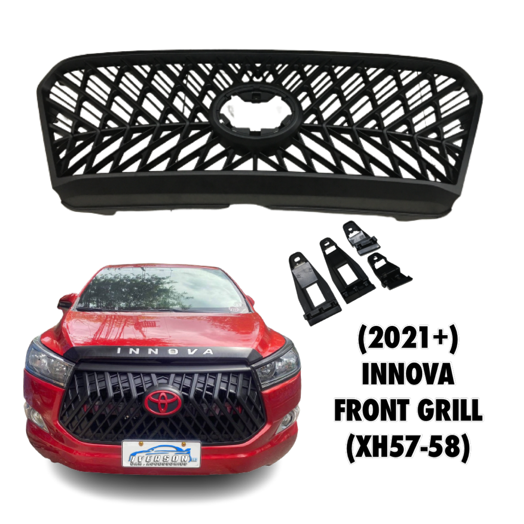 CPO.PH 2021 2022 2023 Toyota Innova Car Front Bumper Hood Grille Cover Good Quality (7161