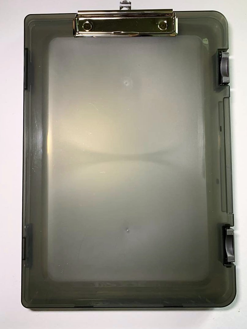 Slimcase Storage Clipboard Long size with side opening and double locks