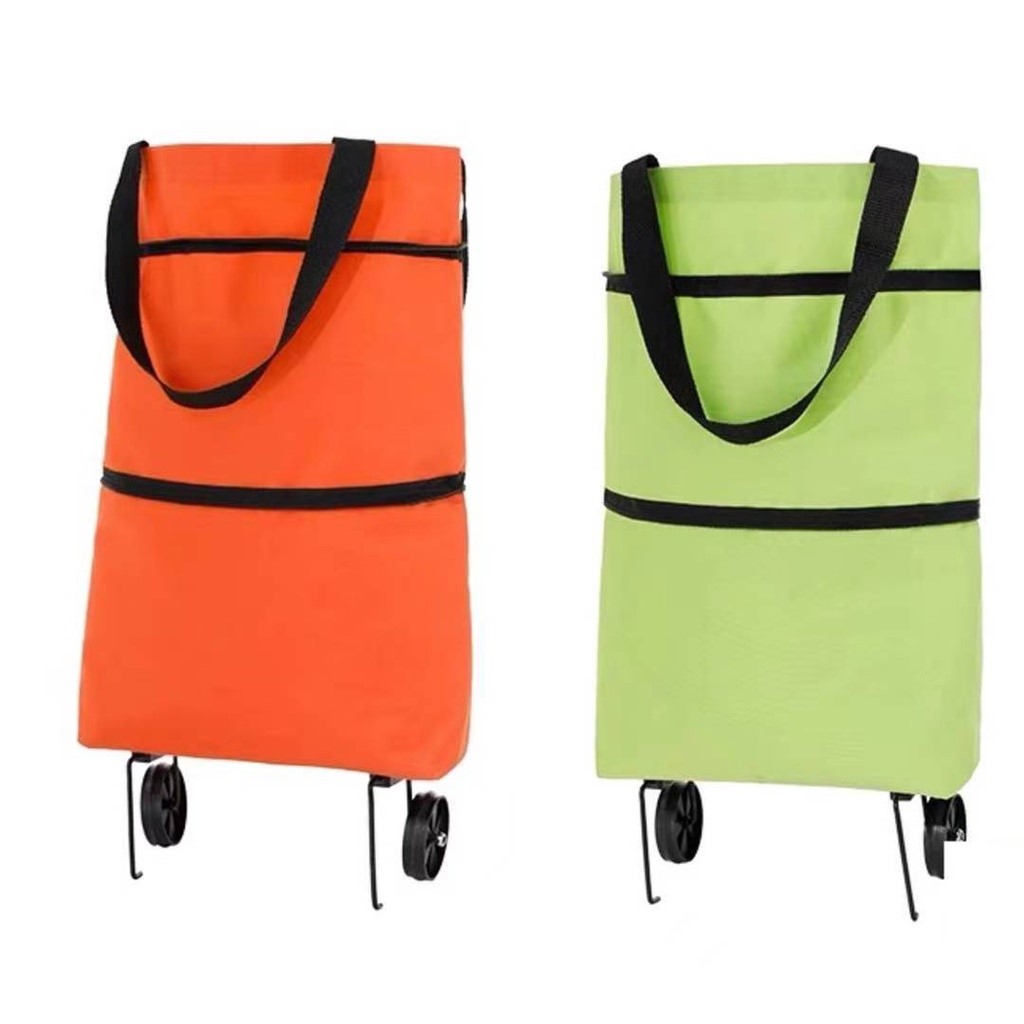 Foldable Shopping Trolley Bag Cart Grocery Handbag Tote Without Rolling