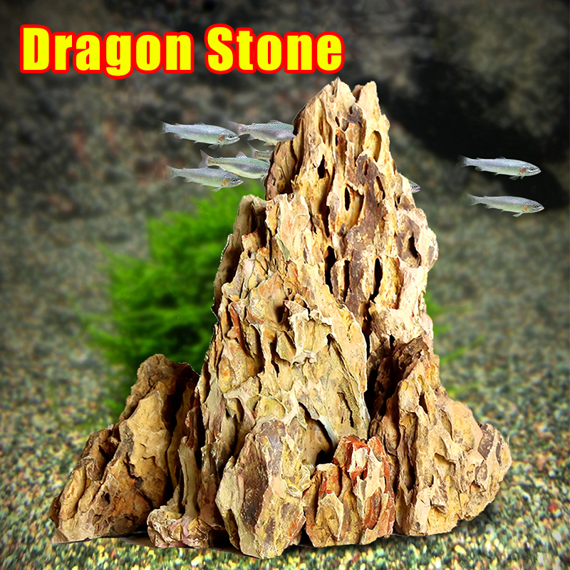 Natural Dragon Stone Aquascaping Ohko Stone Rock For Aquariums 