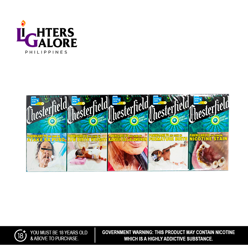 Lighters Galore CHESTERFIELD REMIX COOL 100S (REAM) Lazada PH