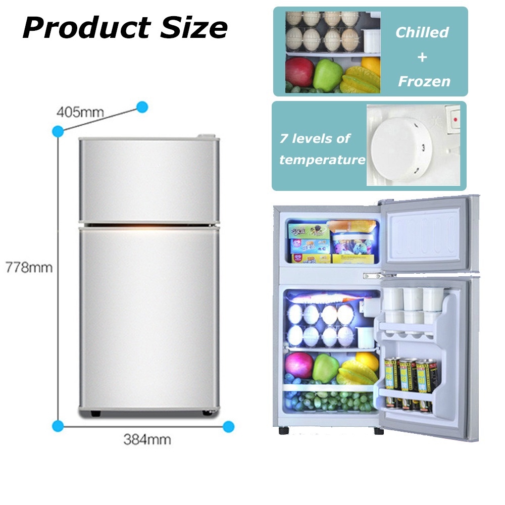 hot sale 【on hand】16 48L Refrigerator freezer for room Double Door