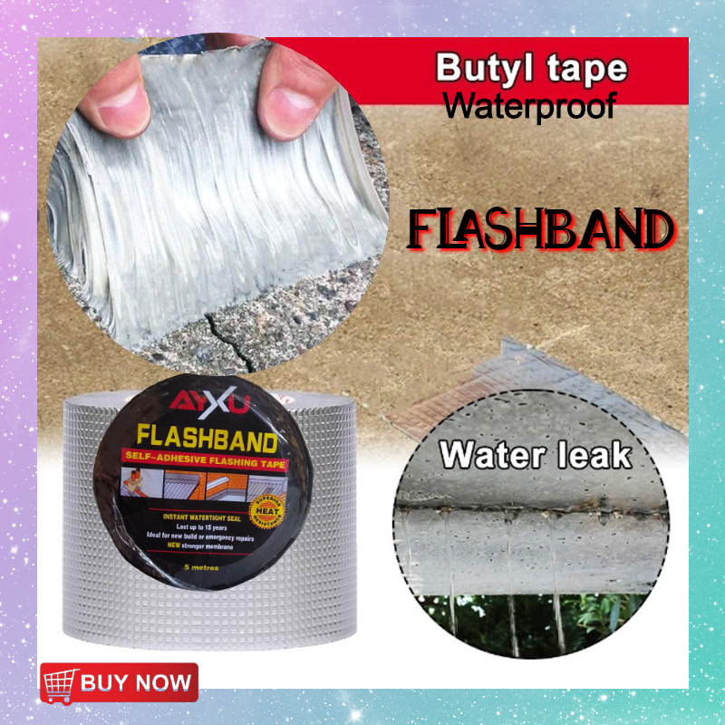 HighQuality Flashband Self Adhesive Tape Waterproof Sealant Aluminum Foil Butyl Tape for