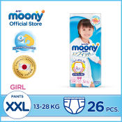 Moony Airfit Baby Diaper Girl  XXL  - 26 pcs x 1 pack