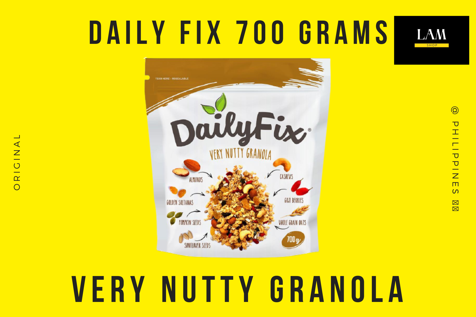 Daily Fix Very Nutty Granola 700g Lazada PH