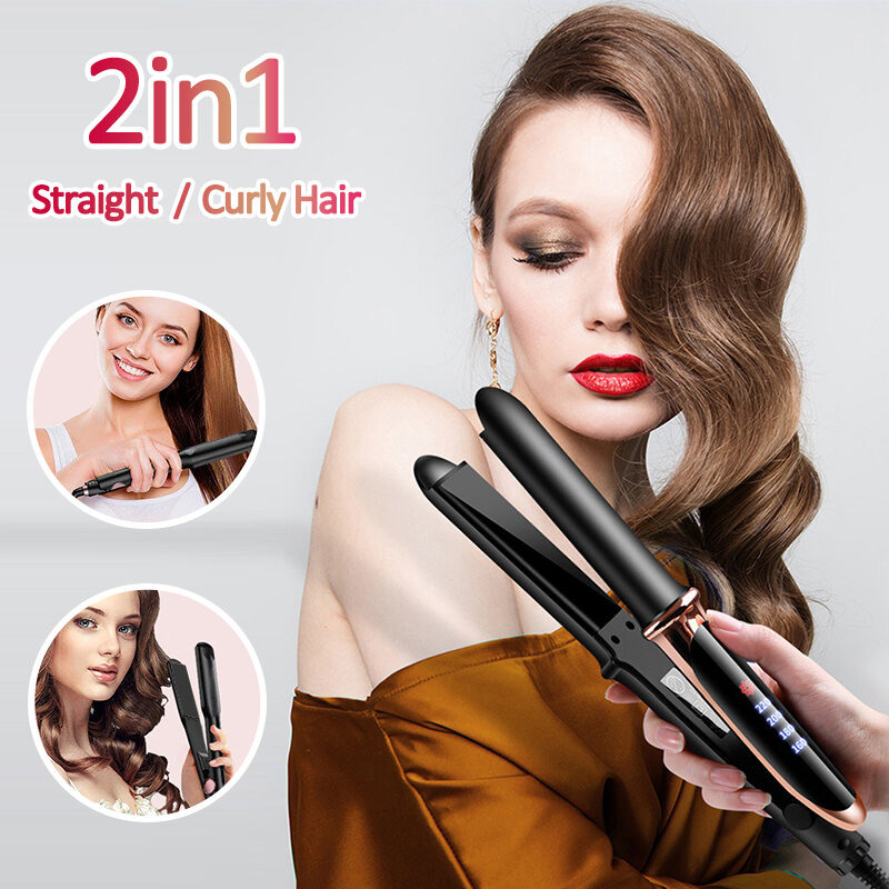 2 in 1 2024 straight and curling iron