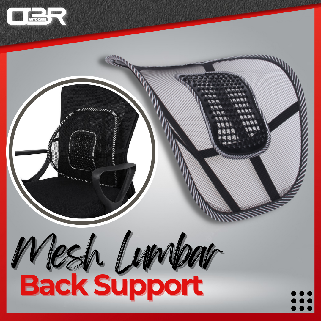 OBR Mesh Lumbar Support for Car Seats Posture Corrector Back