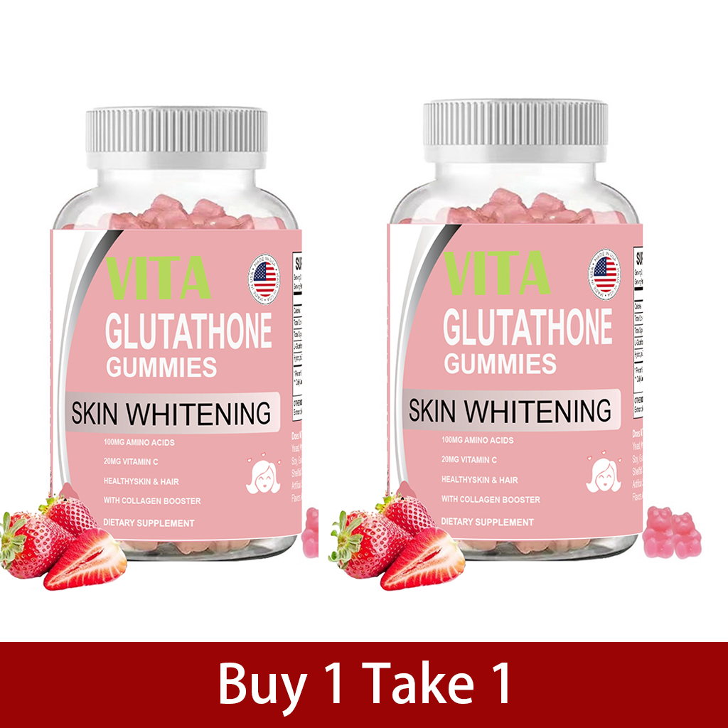 Glutathione Collagen Gummies AntiAging Whitening Gummies Skin Glow Vitamins Gummies Beauty