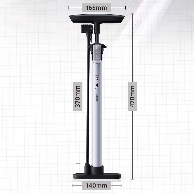 Deli Foot Pump Hand Pump High Pressure Portable Pump For Bike