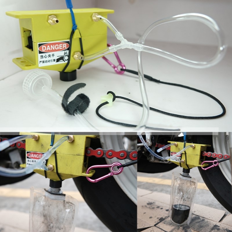 Chain Cleaning Tool Maintenance Brush Cleaner Washing Machine Kit Set For Motorcycle Bike