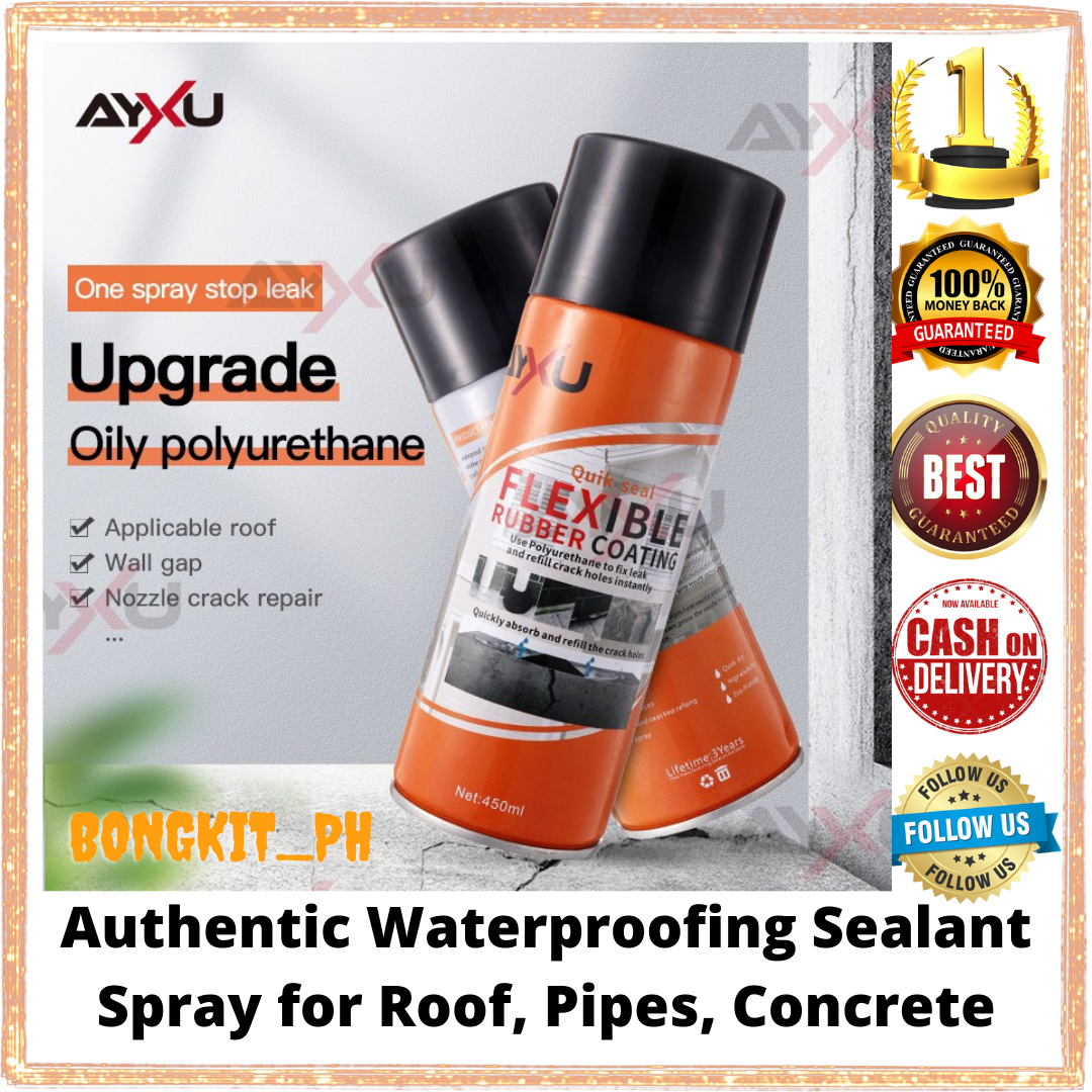 100 Fast/Quick Seal Flexible Rubber Coating Waterproof Spray, Best