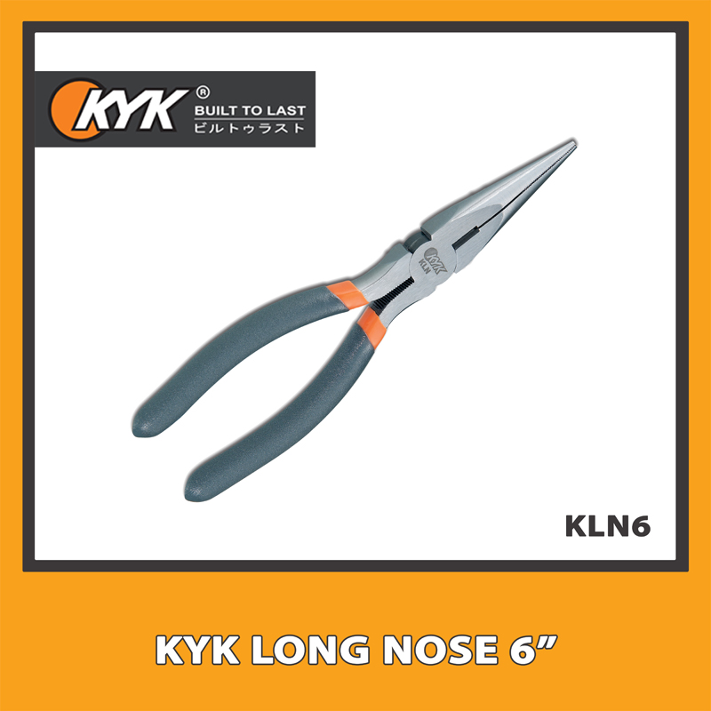 Kln D2036 Standard Long-Nose Pliers - 6 in.