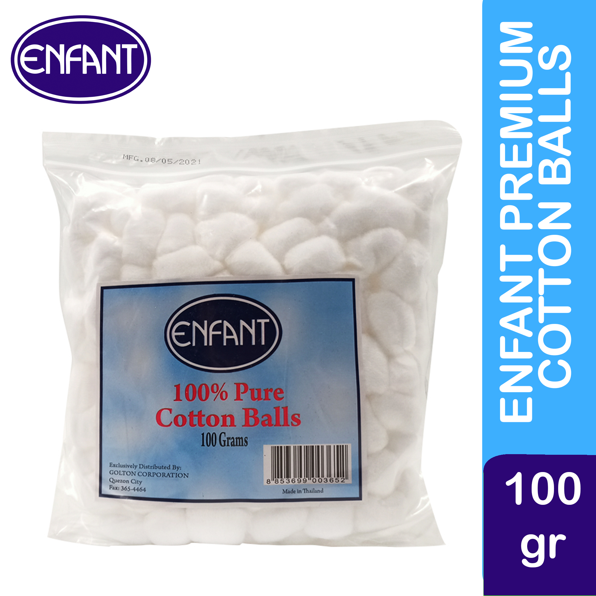 Enfant Baby Premium Soft Cotton Balls 100 grams