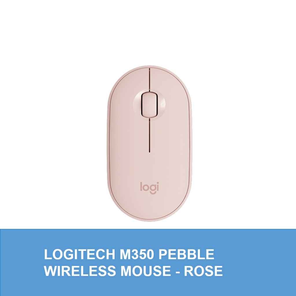 Logitech Pebble M350 Wireless Mouse 1000dpi 24ghz Silent Slim Bluetooth Mice Precision Pop 2879