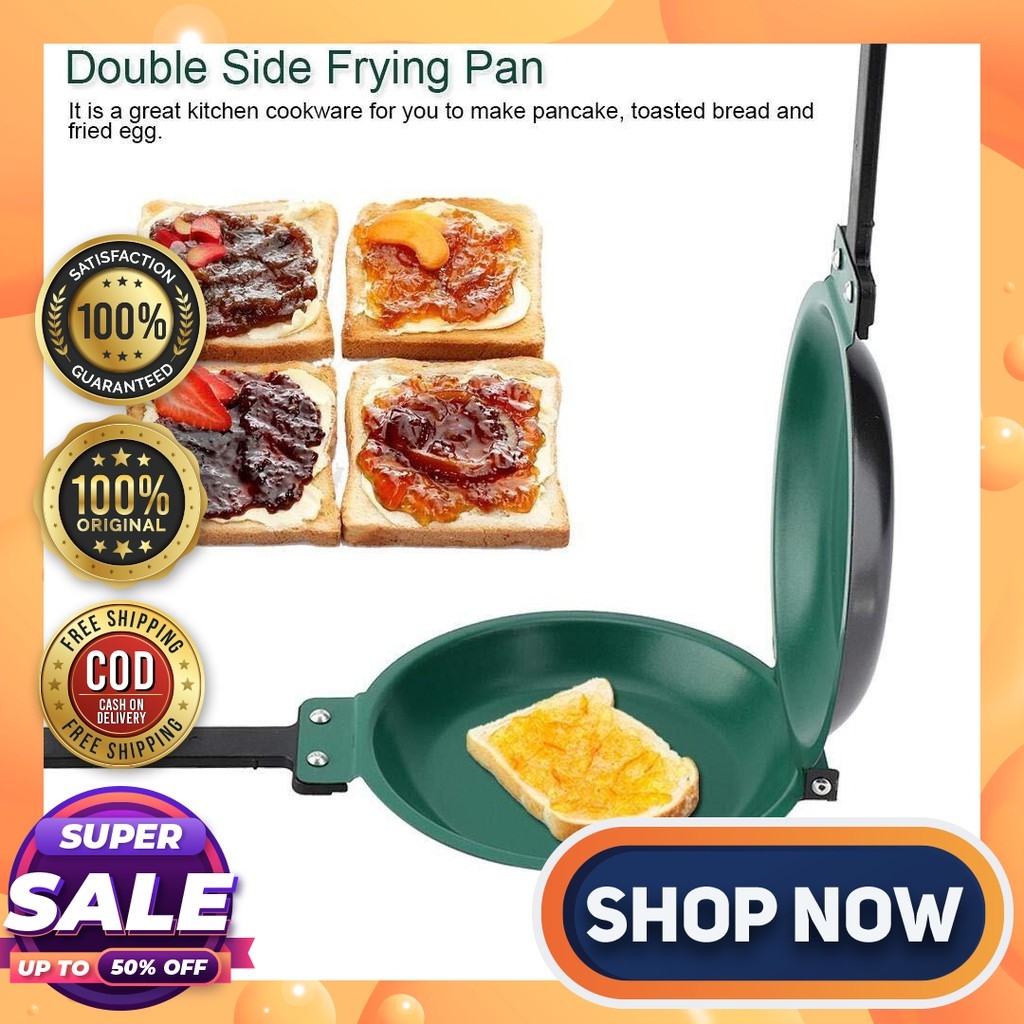 Original Nonstick Flip Pan Ceramic Pancake Maker Cake Porcelain Frying Pan Nonstick Healthy