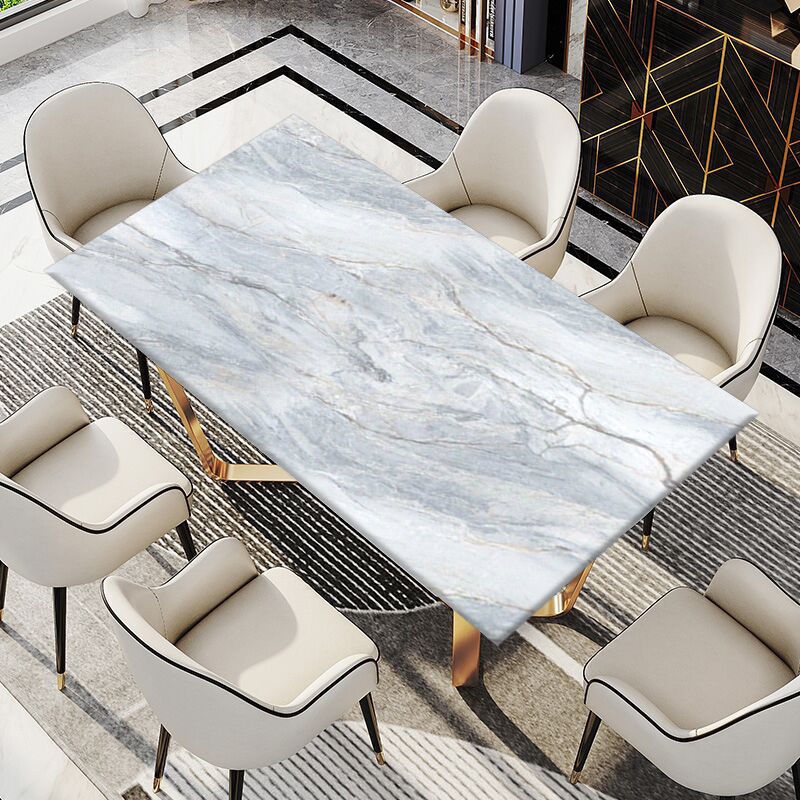 Marble table cloth waterproof and hot against the oiltea several pad