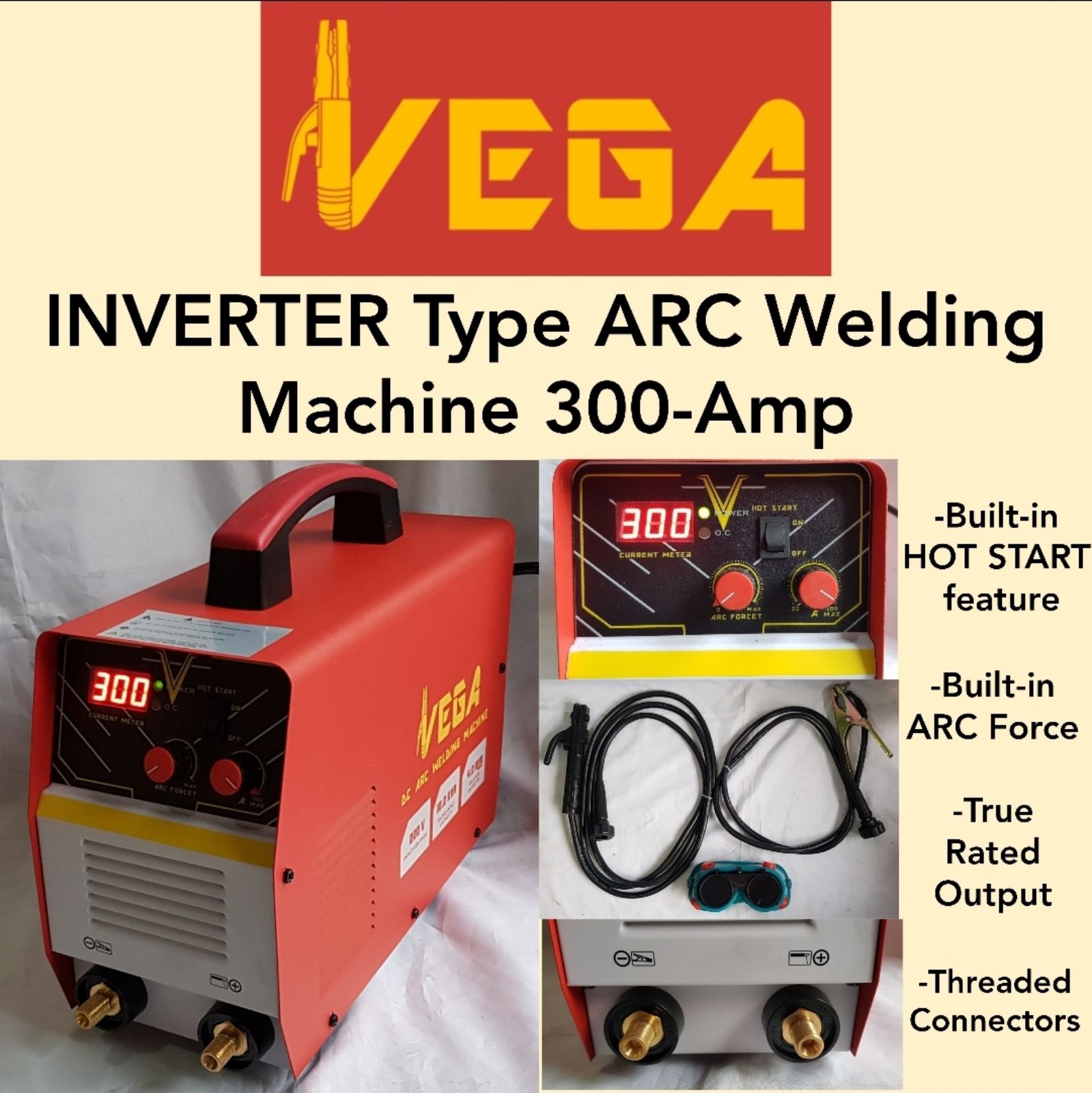 VEGA Inverter Type Welding Machine 300amp HEAVY DUTY Lazada PH