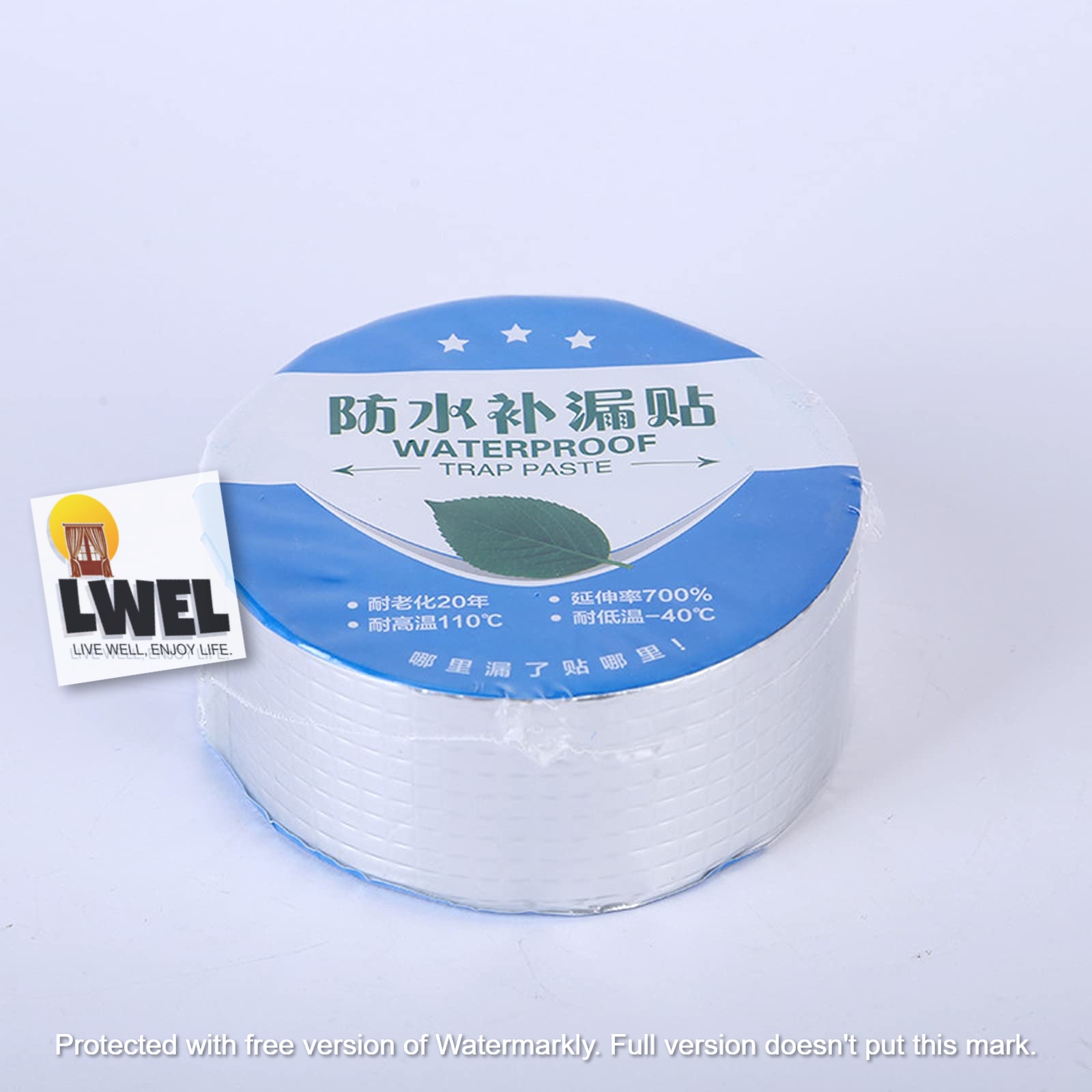 LWEL Adhesive waterproof tape, strong selfadhesive aluminium foil tape