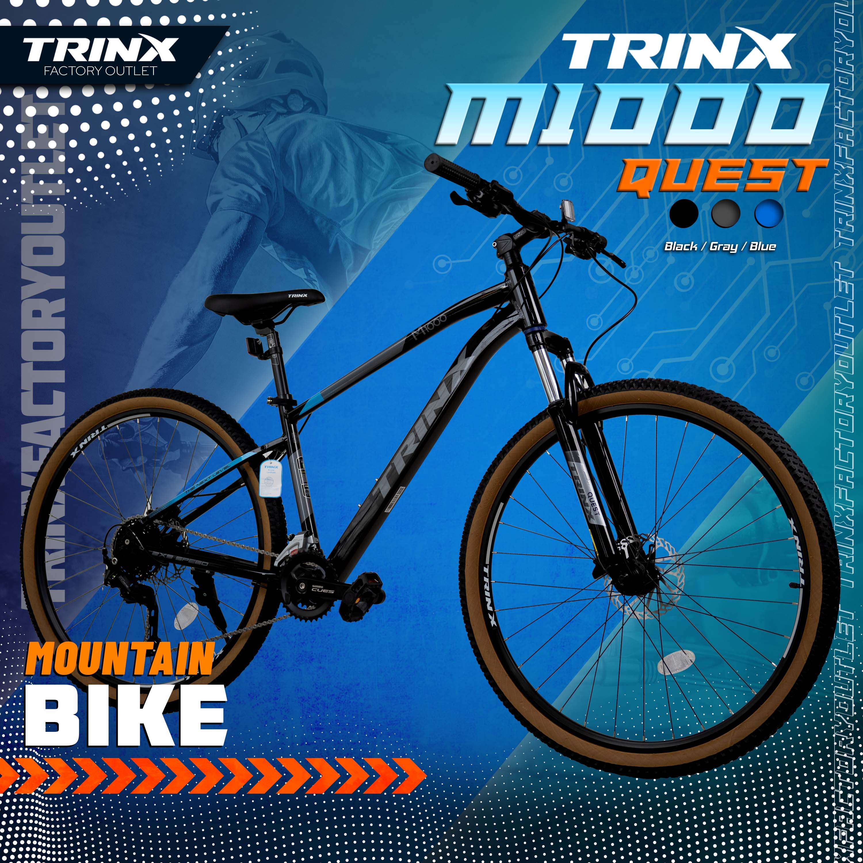 Trinx M1000 Quest Hydraulic Alloy Mountain Bike Lazada PH