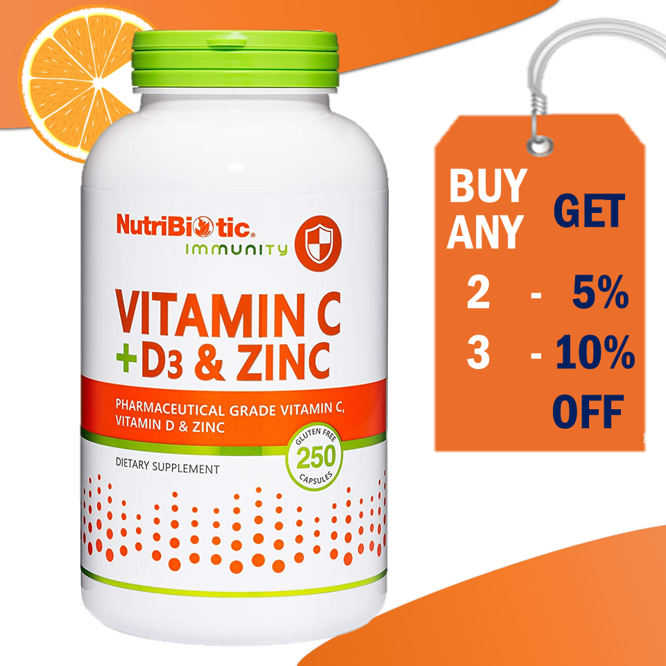 Nutribiotic Vitamin C D3 Zinc 250 Capsules Lazada Ph