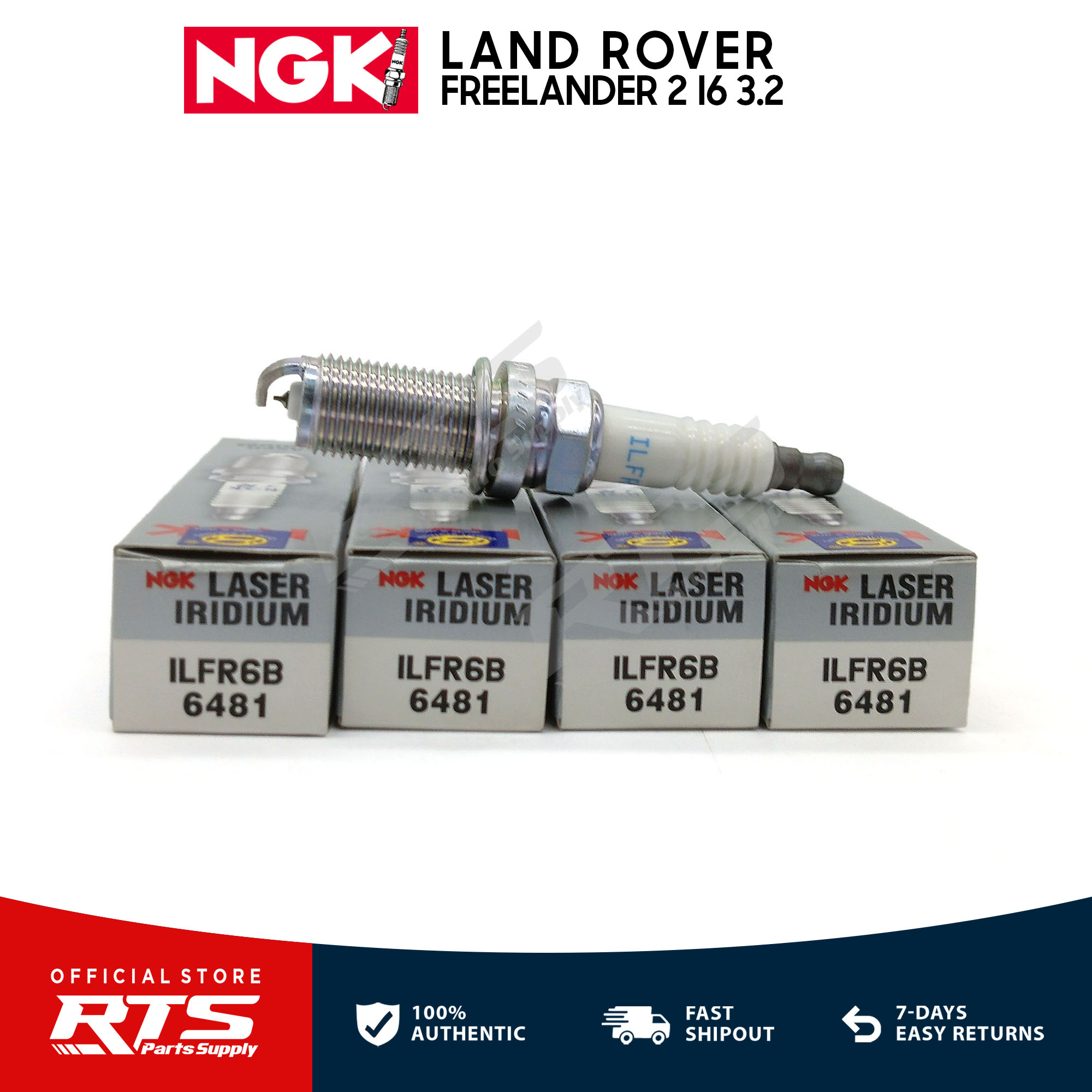 NGK Spark Plug Laser Iridium ILFR6B for Land Rover Freelander 2 i6