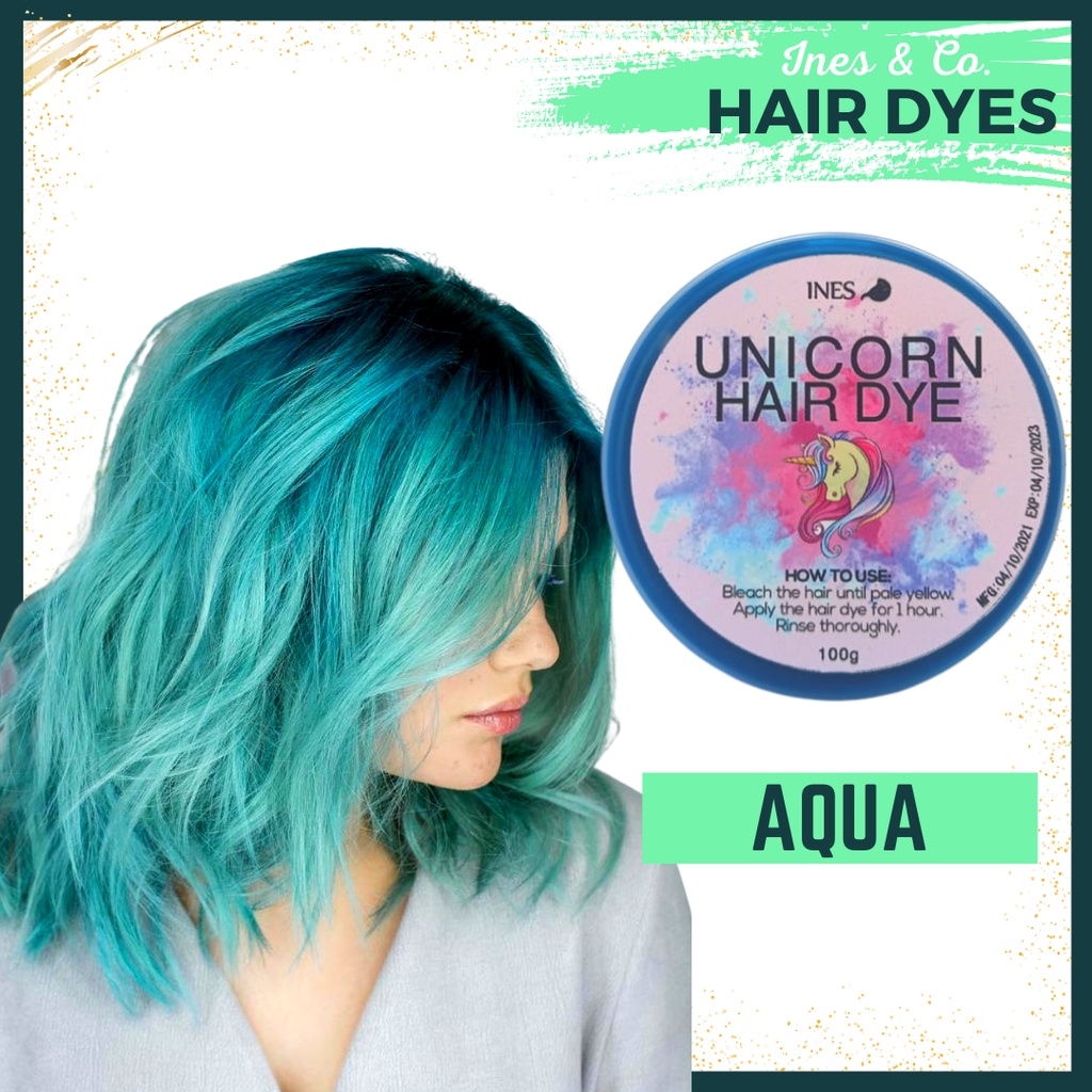  INESCO UNICORN HAIR DYE 100g AUTHENTIC AND ORGANIC SEMI PERMANENT