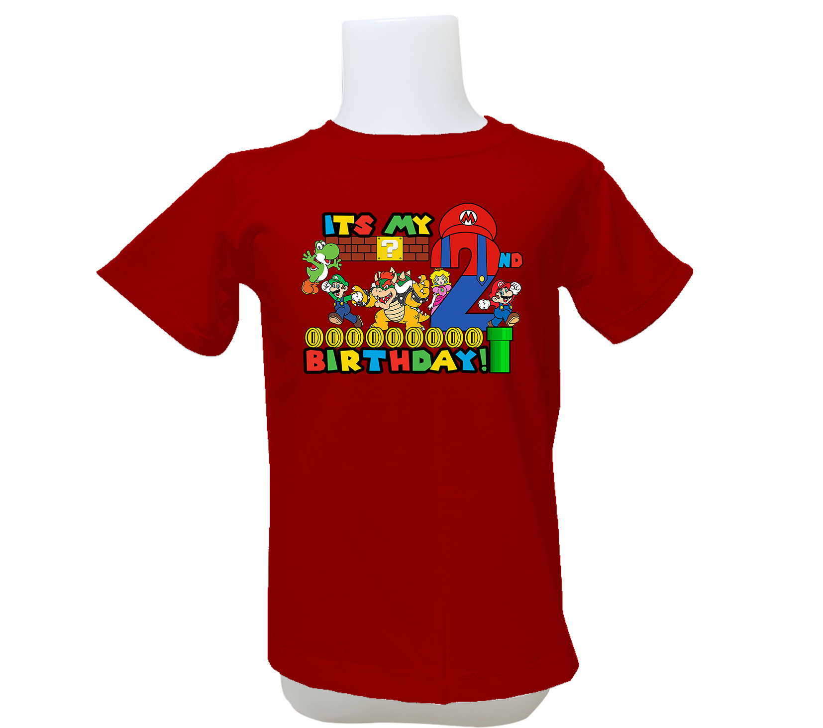 Kids Super Mario Birthday Design T shirt for kids | Lazada PH